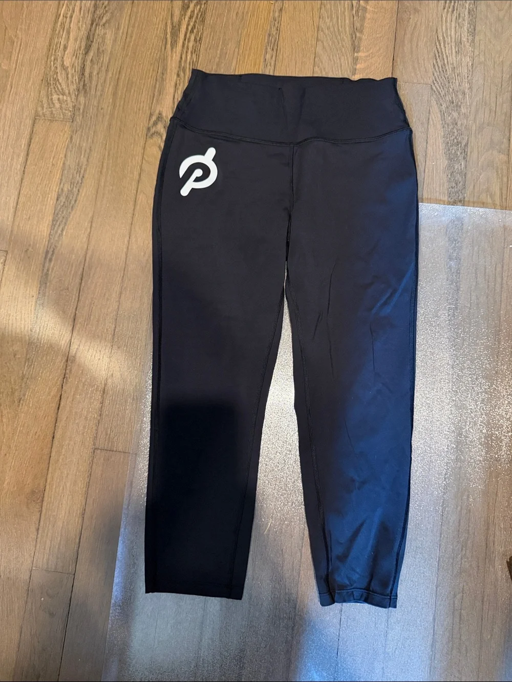Peloton womens Black High-Rise Logo Leggings